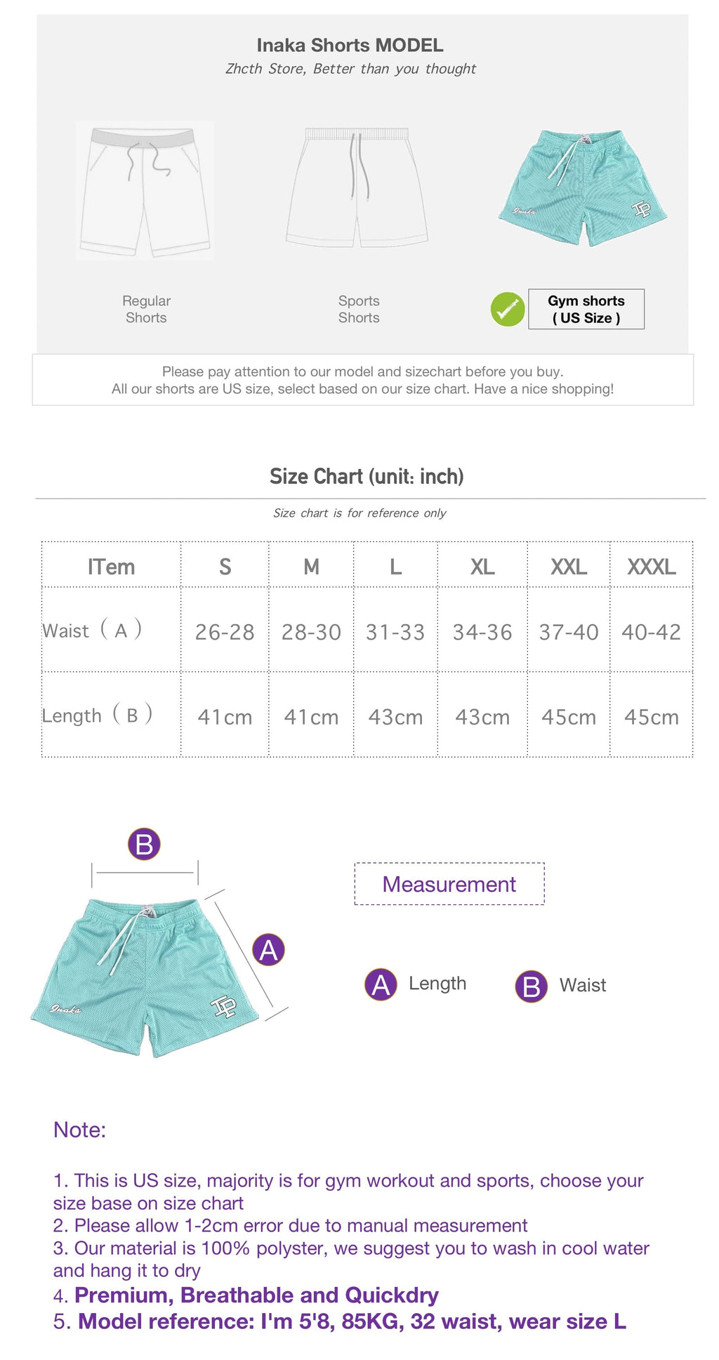 Inaka Power Shorts 2022 Men Women Classic GYM Workout Mesh Shorts One Layer Inaka Shorts Fashion Design