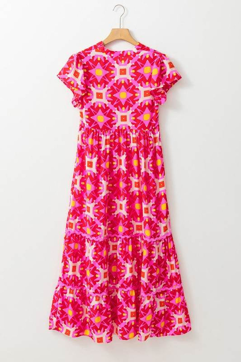 Strawberry Pink Dress Candy Pink