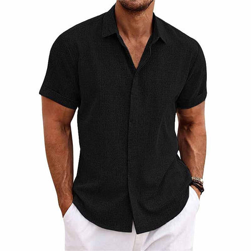 Calvin - Simple Men'S Shirt with a Button Placket